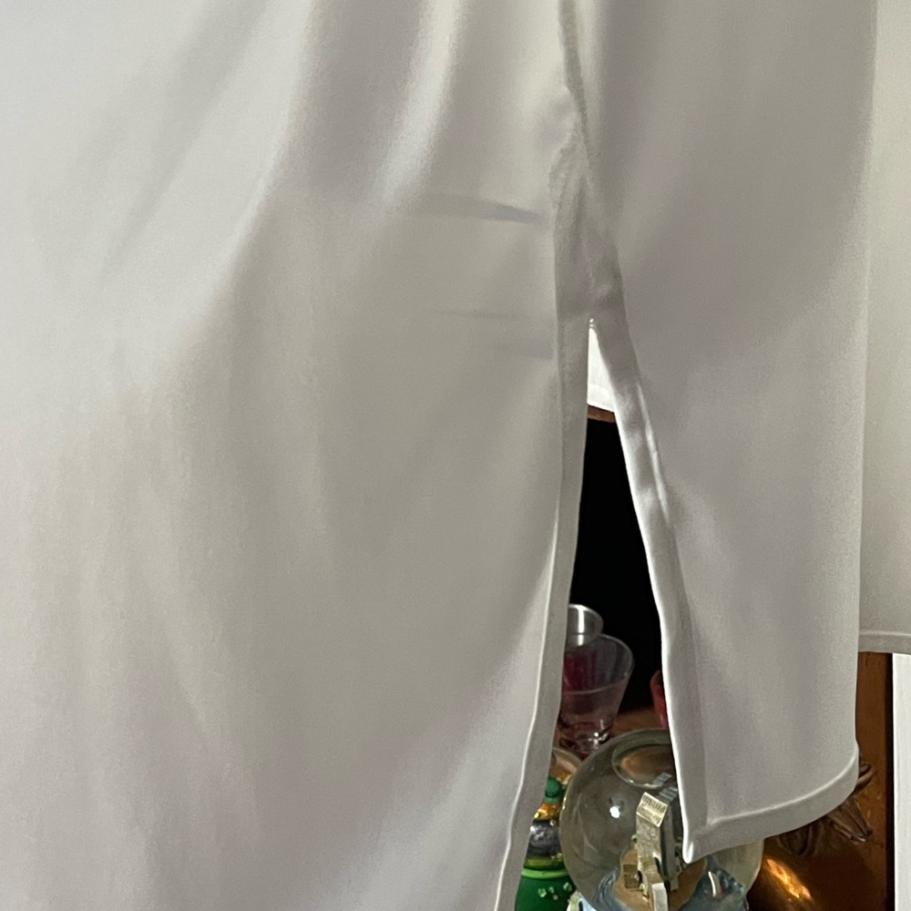 Lisa Joseph stretch button down dress top - Picture 4 of 6